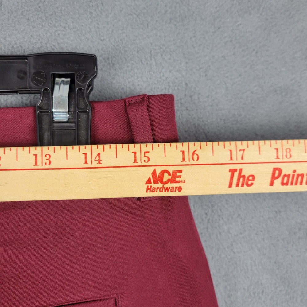 Old Navy Pixie Ankle Pants Womens 8 Wine Stain High Rise Secret Slim Pockets - Picture 7 of 8
